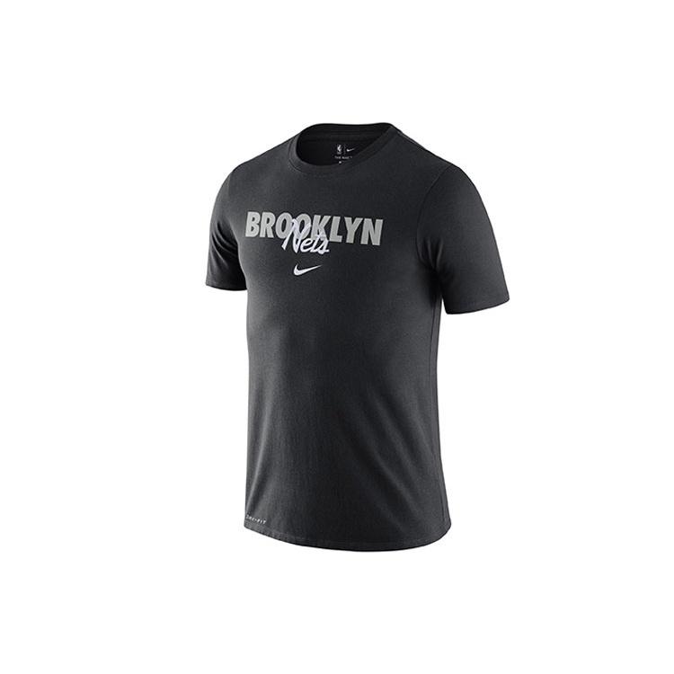 Nike NBA DRI-FIT Front Logo Short Sleeve Tee  Brooklyn Nets Black  Men s CV1219-010 M