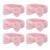 Bow Headband Wristband Set Towel Elastic Soft Washing Face Shower Make up Yoga Sports Skincare Headband for Women Girls