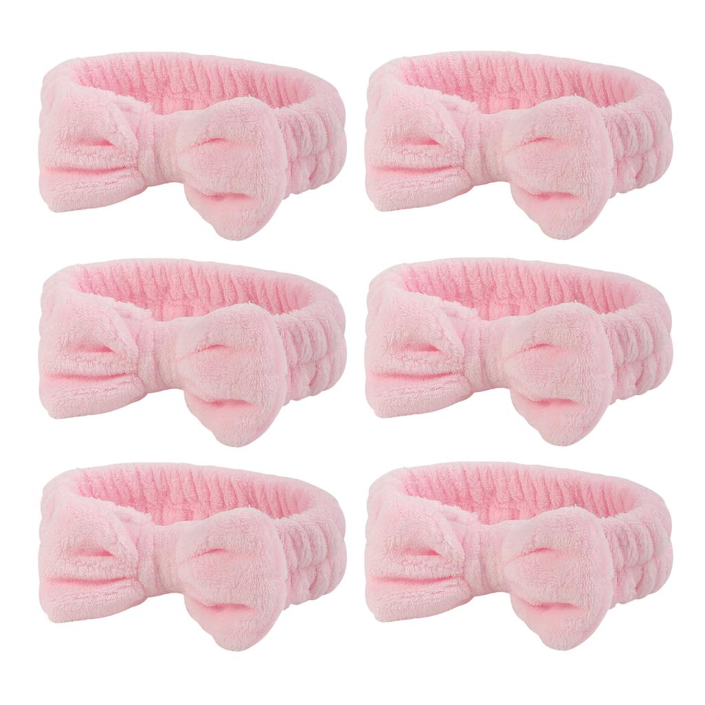 Bow Headband Wristband Set Towel Elastic Soft Washing Face Shower Make up Yoga Sports Skincare Headband for Women Girls