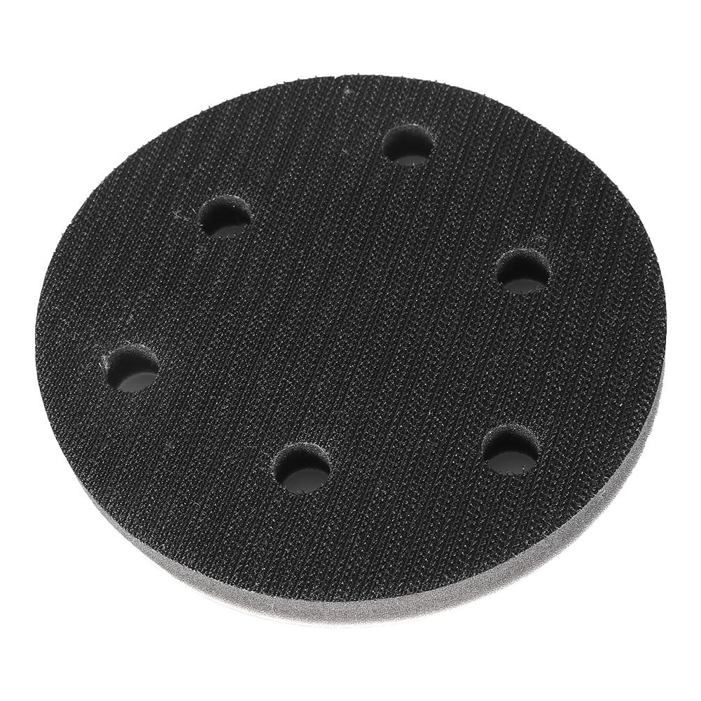 125mm Durchmesser Weiche Puffer Schwamm Interface Kissenpad für Schleifpads (6 Löcher)