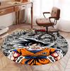 Dragon Ball Pattern Round Rug, Indoor/Outdoor Mat, for Picnic, Gameroom, Bedroom, Office, Living Room, Home Decor Carpet, Birthday Gift