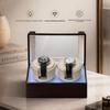 Double Watch Winder for Automatic Watches Automatic Watch Winder Leather Box 1 Slots Watch Winder for Men with Quiet Motor