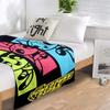 1PC The Powerpuff Girls printed blanket, all season lightweight home office outdoor nap multifunctional blanket A8