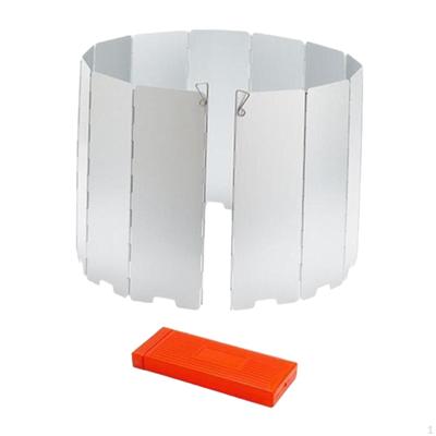 Campingkocher Windschutzscheibe Windschutz Klappbar Kompakt mit Tragetasche Windschutz Schatten