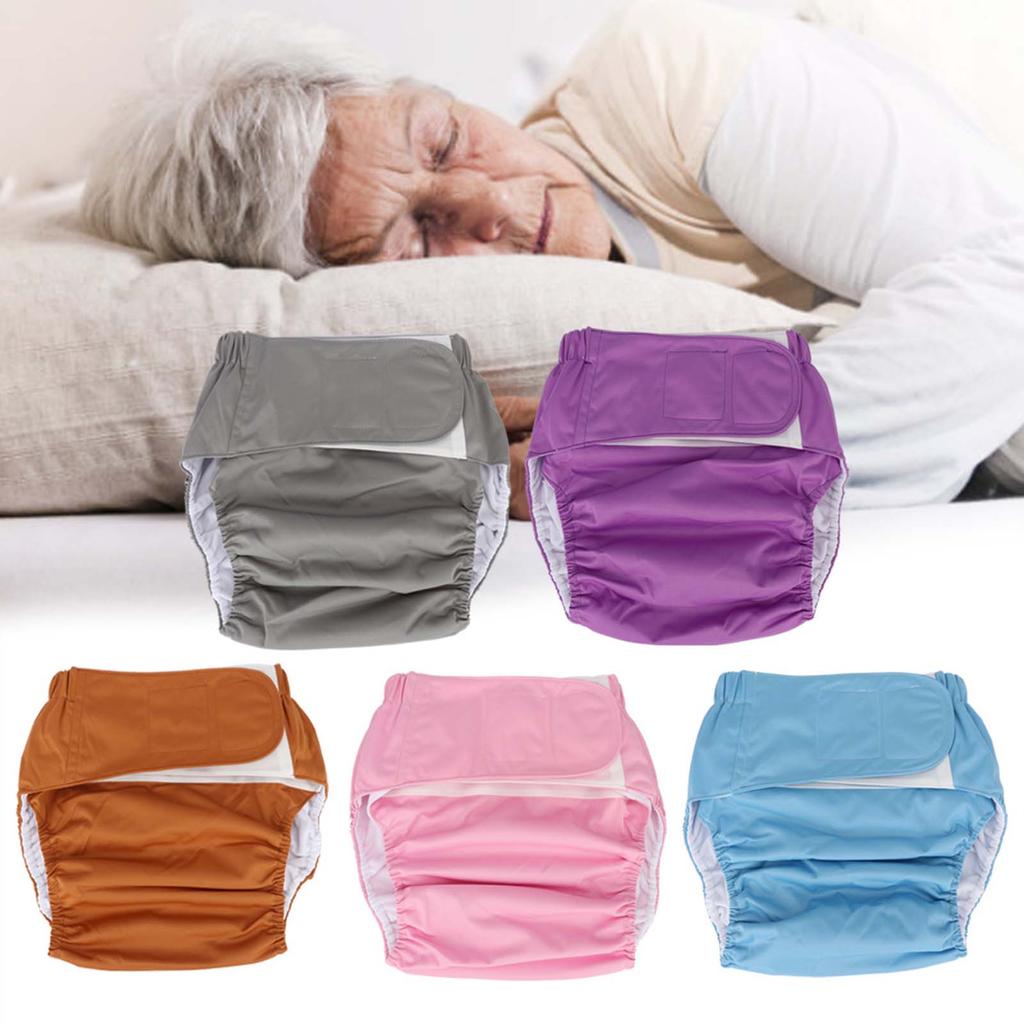 Waterproof Washable Reusable Adult Elderly Cloth Diapers Pocket Nappies