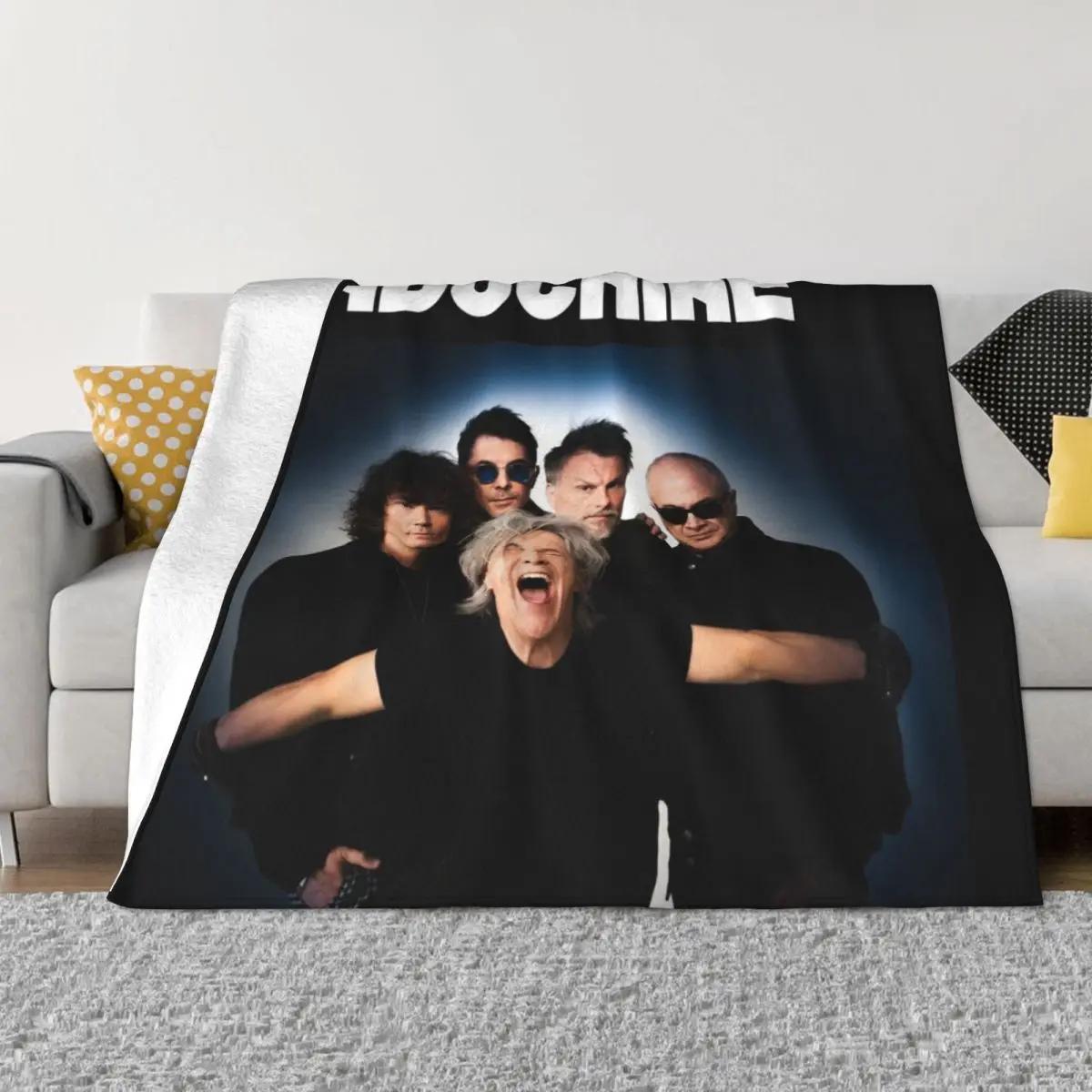 tour indochine 2021 tokaug Throw Blanket fluffy Hairy Stuffeds christmas decoration Blankets 75x90cm