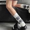 Women White Socks Harajuku Kawaii Y2k Funny Socks Cute Hip Hop Socks Men Cotton Novelties Socks Preppy