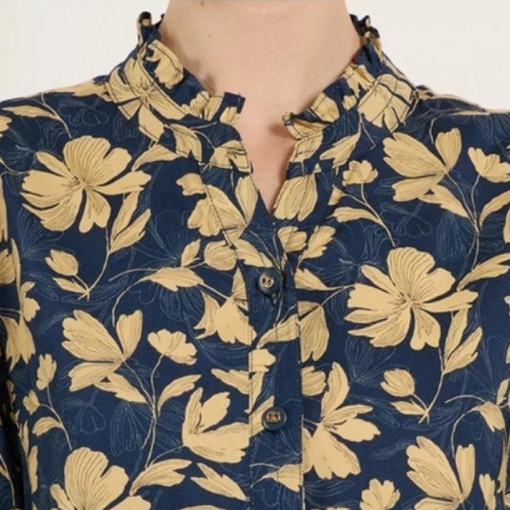 Bcbg Autumn Flower Printing Blouse B5f7b406