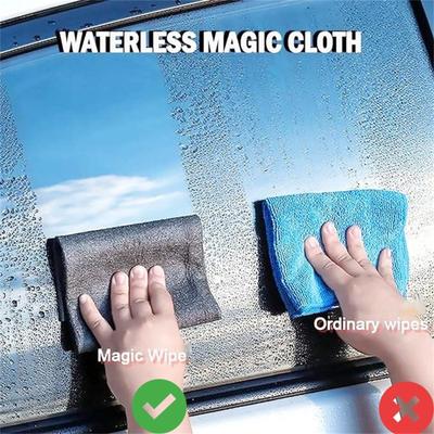Magic Glass Cleaning Cloth, Window Mirror Car Multi-Purpose Microfiber Towel,Residue-Free,Durable Fiber,Home Cleaner, No Stripes