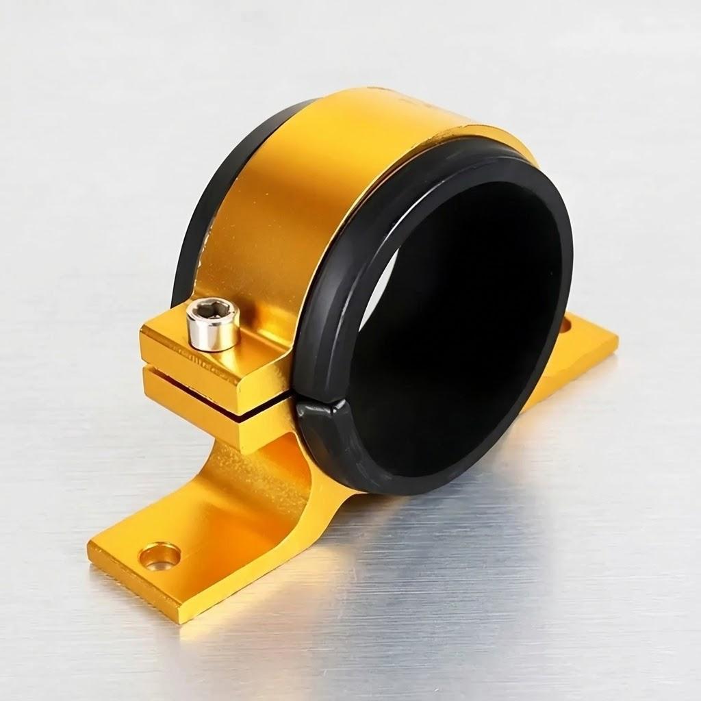 1 Stück 50mm Aluminium Ölpumpenhalterung Universell passend für Kraftstoffpumpenmontage Leichte Langlebige Konstruktion