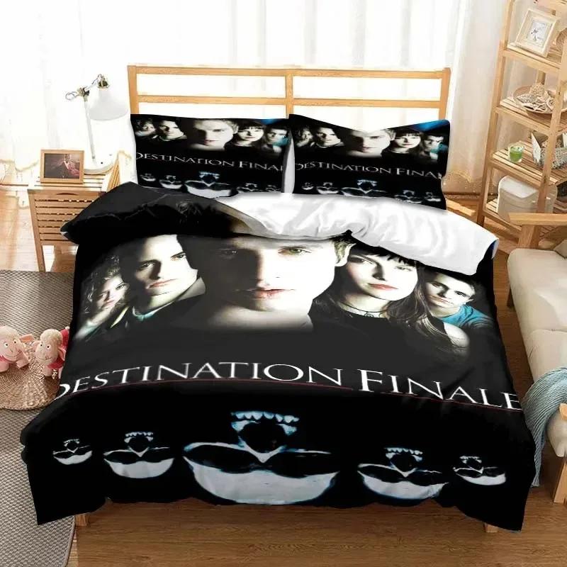 Final Destination Film Bettwäsche Bettbezüge Bettwäsche Studentenwohnheim Bettwäsche Bettwäscheset Weiches Warmes Bettwäscheset