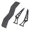 RC Car Tail Wing Carbon Fiber Universal Replacement RC Car Rear Spoiler for TT02 XV01 PTG2 110 RC