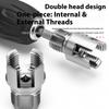 High Speed Steel Water Pipe Tap Threading Tool For Internal External Threading On Plastic Tubes 1/2in or 3/4in Sizes
