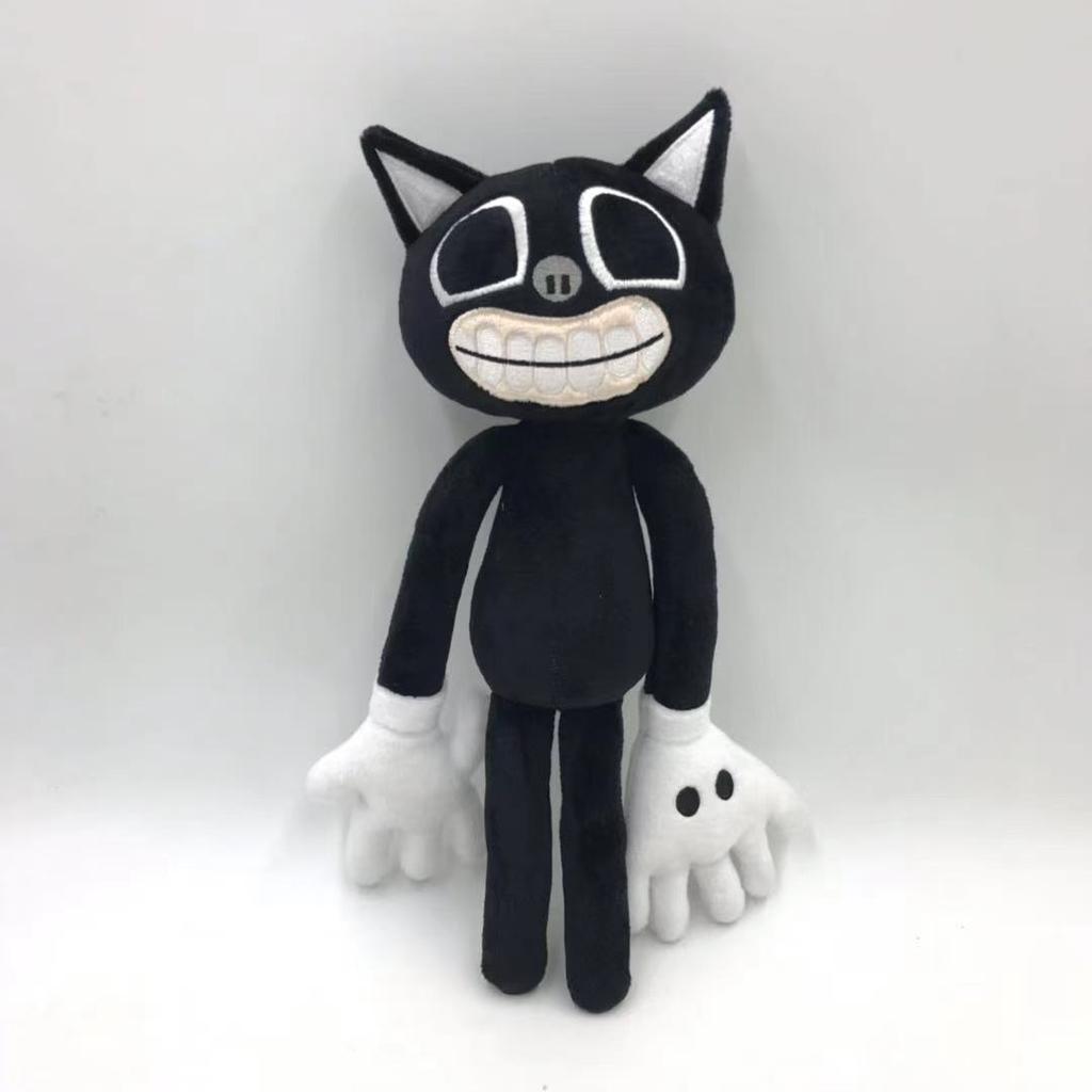 2pcs 30cm Sirenhead Plush Toys Siren Head Plush Dolls Scary Black Cartoon Cat Toy Soft Stuffed Animals Figure Toys for Baby Gift