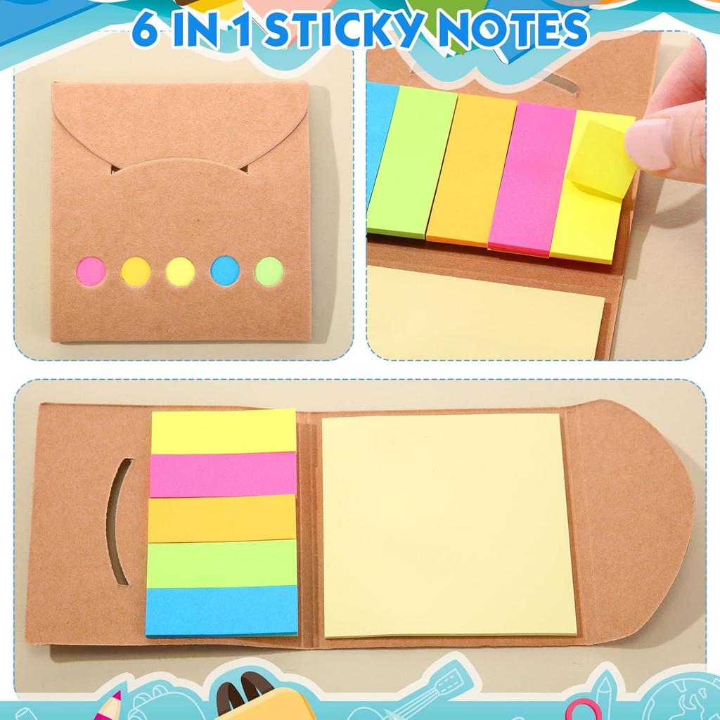 18 Pcs 0.7mm Color Mechanical Pencil Set Back to School Supplies Kit Include Color Mechanical Pencil Refills Erasers Sticky Notes Stationary Supplies