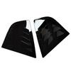For Honda Fit Jazz 2009 2010 2011-2013 ABS Plastic Rear Window Quarter Louver Cover Side Vent Trim Car Adhesive Accessories
