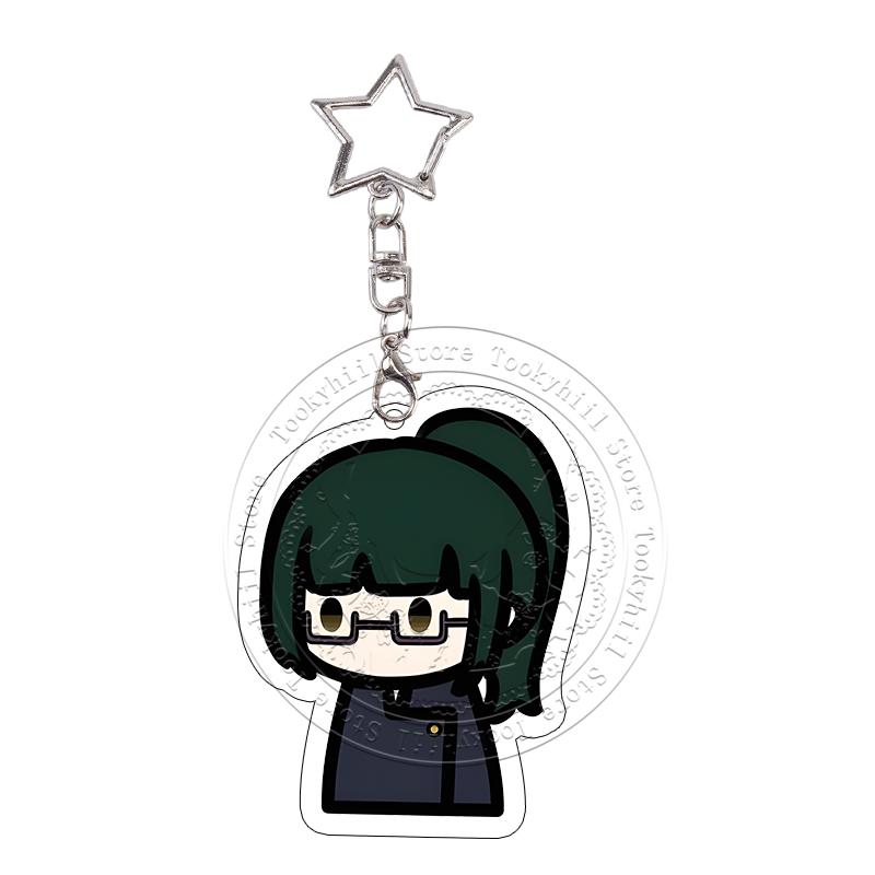 Jujutsu Kaisen Gojo Satoru Acrylic Keychain Exquisite Student Megumi Keyring Bag Decor Pendant Keyring Yuji Birthday Gift