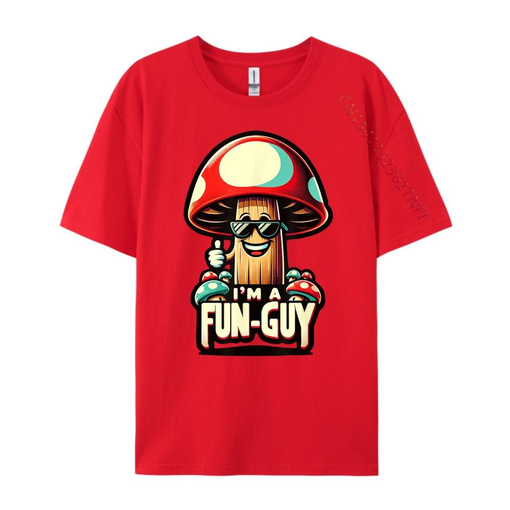Im a FUNGUY Amusing Mushroom Enthusiasts Funny Pun Big And Tall T Shirts Oversized T Shirt Happy New Years S