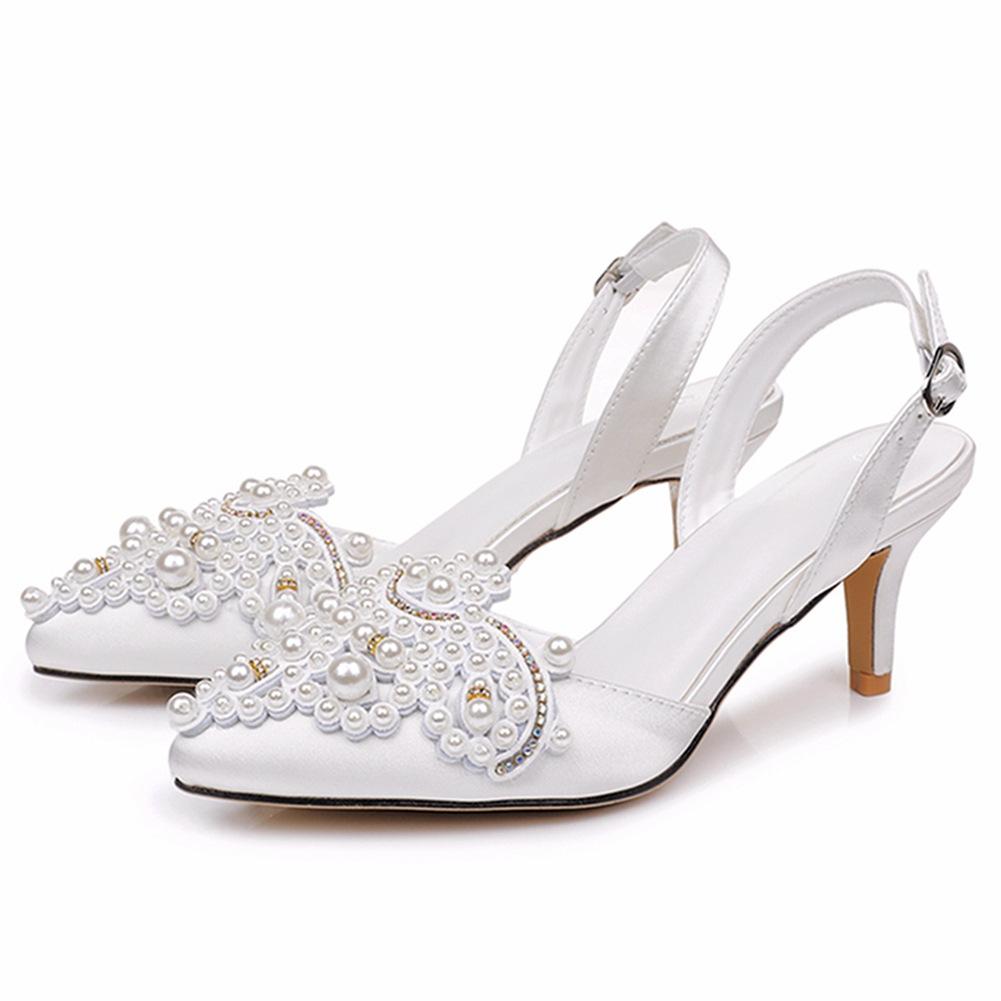 Plus Size Party Evening Wedding Shoes for Women 35-43 Summer Fashion 2026 Women Pointed Toe Buckle Strap High Heel Sandals