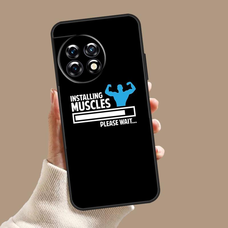 Bodybuilding Gym Fitness Quotes Case For OnePlus Nord 5 CE 4 3 Lite N20 N30 OnePlus 15 13 12 11 8 9 10 Pro 12R 13T 13R Cover
