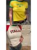 Damski crop top slim fit w stylu Y2K - Streetwear w stylu europejskim i amerykańskim
