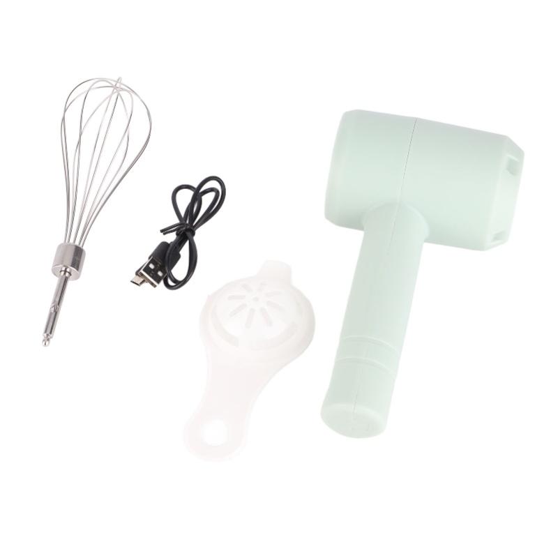 Electric Hand Mixer Automatic USB Rechargeable Portable Cordless Handheld Mixer For Baking Cake Egg Cream