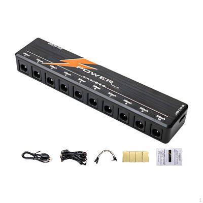 Guitar Supply 10 isolierte Ausgänge Kurzschlussschutz PP-Material Tragbares Design mit