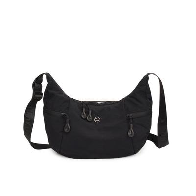 Manatsulife Shoulder Bag, Crossbody, Water-Repellent Nylon, Ultra-Lightweight (200g), Adjustable, Solid Color, Travel, Everyday Use, Outdoors,