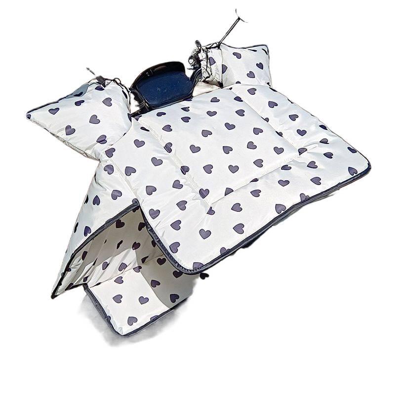 Double-Sided Waterproof Windproof Winter Quilt - Thickened, Large, and Warm with Extra Side Wings.