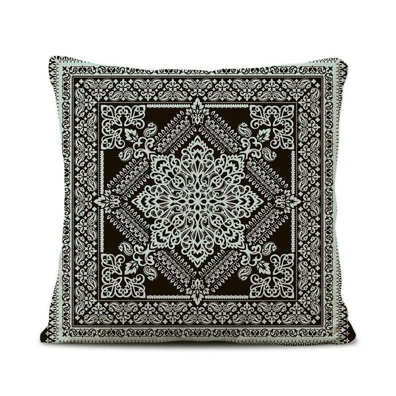 Retro Persian Style Turkish Waist Pillow, Luxury Ethnic Palace Style B&B Hotel Model Room Decoration Sofa Pillow
