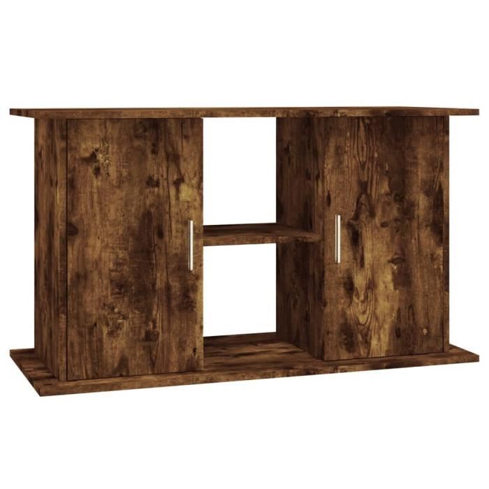 VidaXL Support pour aquarium chêne fumé 101x41x58 cm bois d'ingénierie 833612