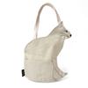 [Rootote] 1110 Cat-Shaped Small Tote Bag EU Deli Osuwari Neko-A (01 White)