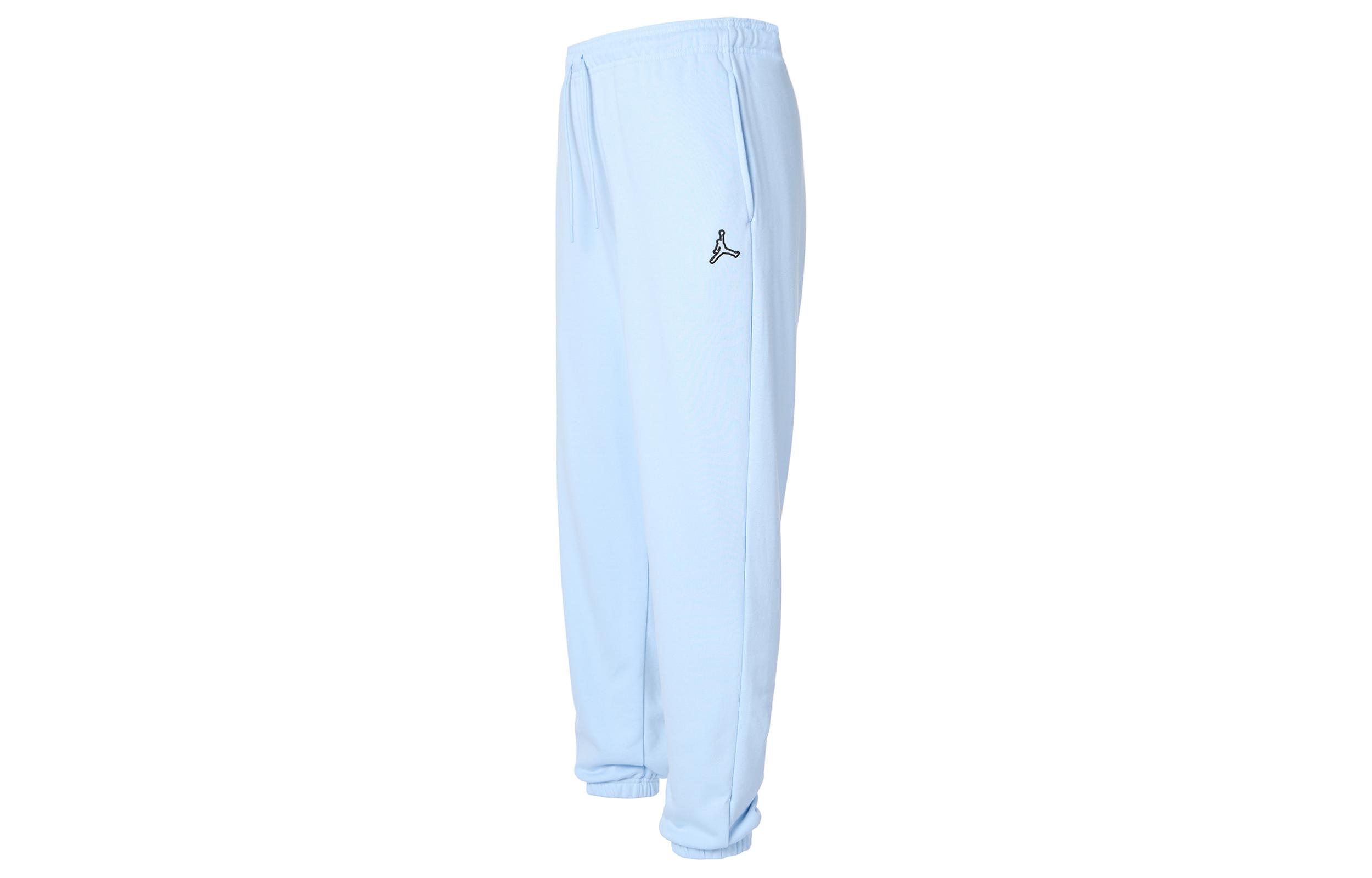 Jordan AS WJ FLC Knitted Sweatpants Women s Light Blue Moderate Cuffed Pants DN4576-438 L