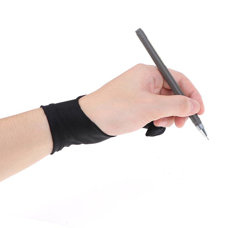 1Pc Two Finger Anti-Fouling Glove For Drawing & Pen Graphic Tablet Pad