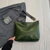 Spring Summer New Vintage Wide Strap Shoulder Crossbody Bag Premium Texture Commuter Bucket Bag