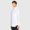 TB [Official Authentic] unisex couple classic shirt casual business white top blue white red business style