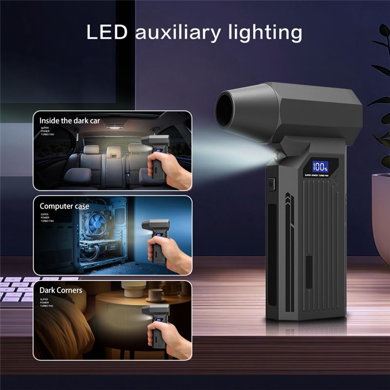 Aug. Z2 110000RPM High-Speed Turbo Fan Portable Turbine Motor Handheld Violent Turbine Ducted Small Fan