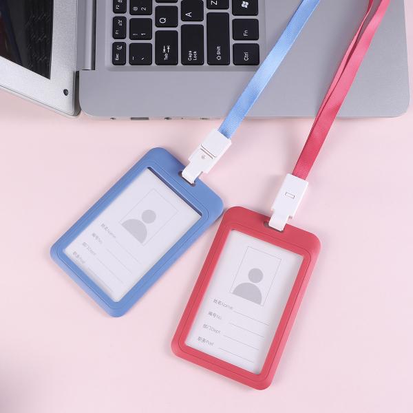 Buy Badge Holder Lanyard Hanging Rope Card Holder for Work Card Chest ...