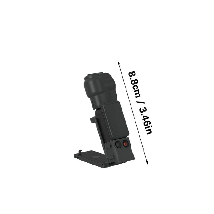 Portable Foldable Magnetic Cameras Mount With 1/4 Screw Cold Shoe Interfaces For Pocket 3 Compactly Action Cameras