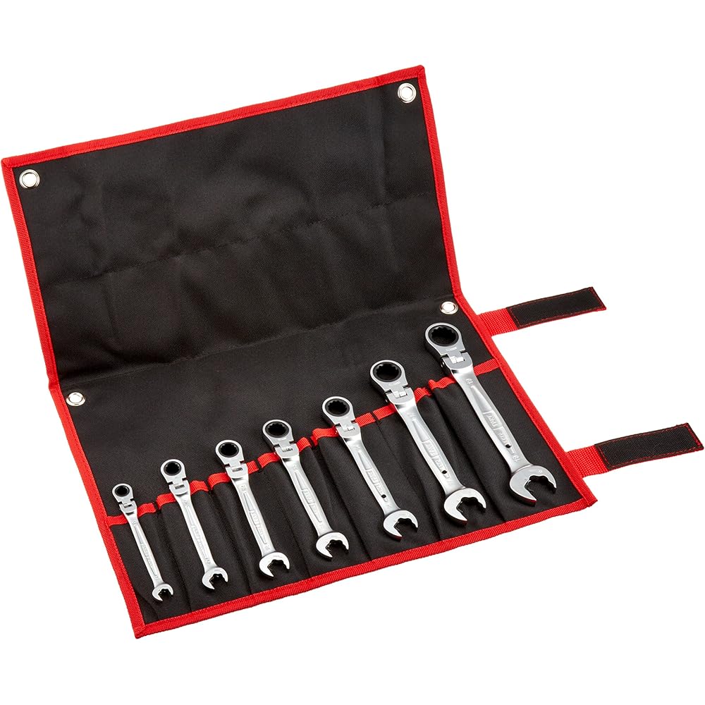 TONE RMFQ700 Quick Ratchet Wrench Set 7 Pieces Black