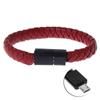 Data Cable Fast Charging Bracelet USB Charger Leather Portable for Android iPhone Type-C