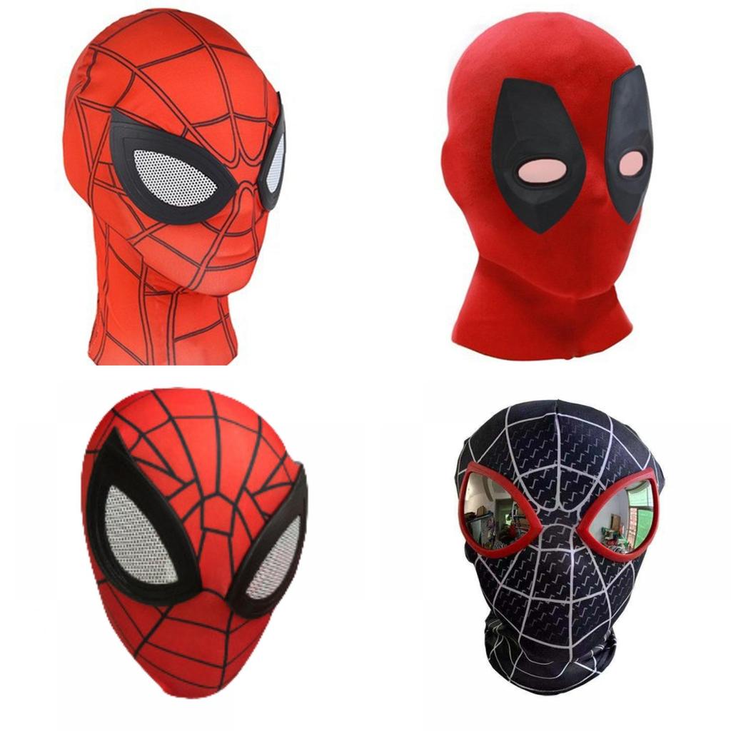 Spider-man Halloween Costume For Kids And Adults Funny Spiderman Mask Headgear