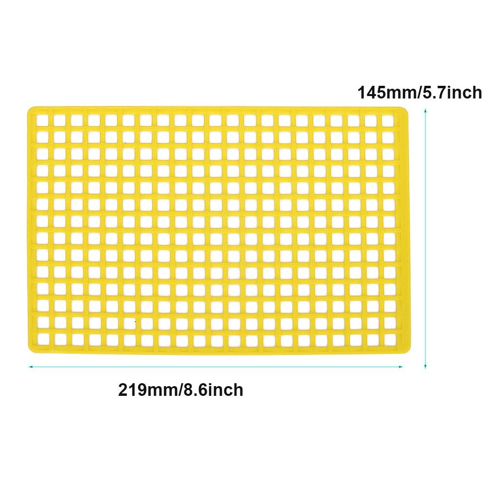 Simulation Rubber Window Baggage Luggage Net Accessory for Axial for RC Crawler Car Yellow