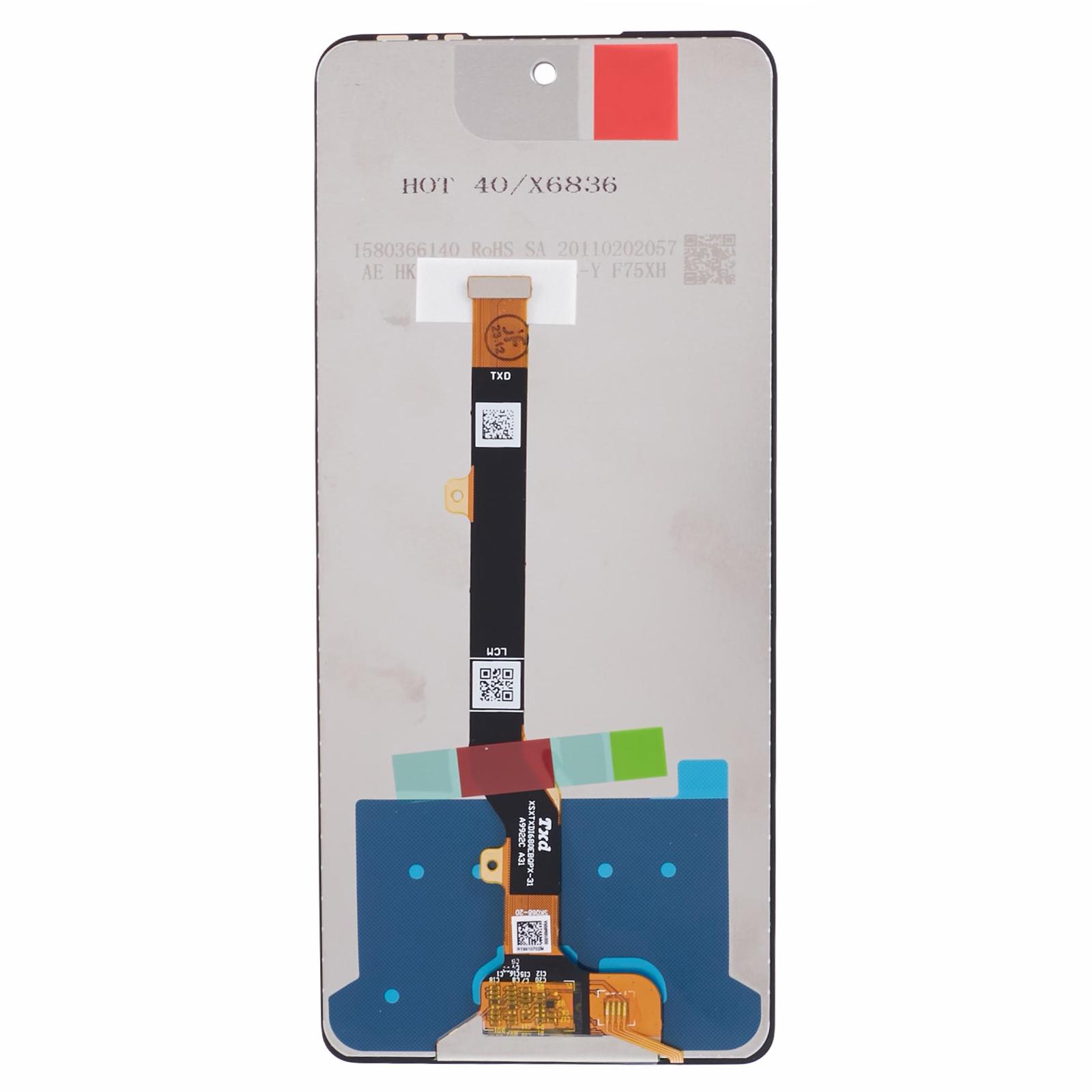 

For Infinix Hot 40 X6836 Grade C LCD Screen and Digitizer Assembly Replacement Part (Without Logo) As Shown A