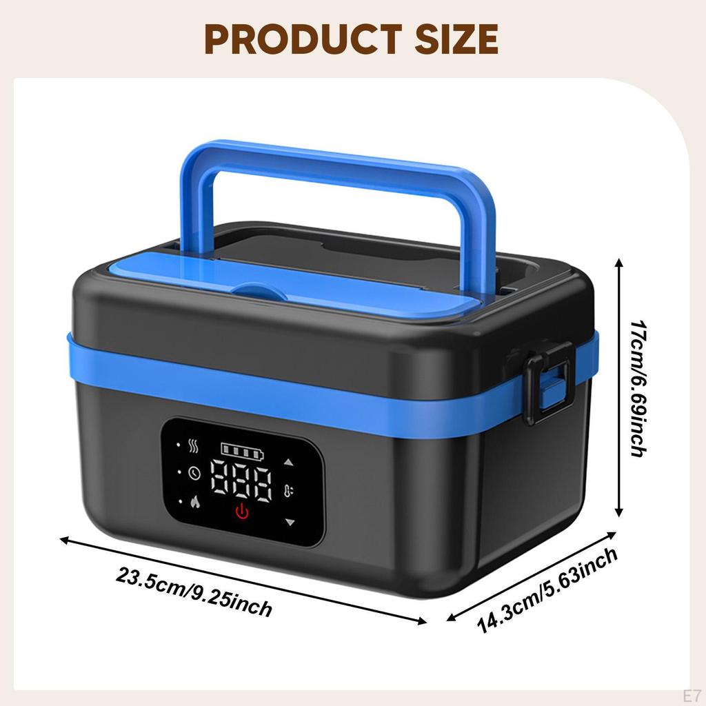 Electric Lunch Box Heat Preservation Portable for Adults Men Women Teens