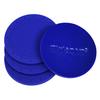 Wisdompro Car Coasters for Drink 76mm Blue Non-Slip Holders, Vinyl, Anti-Slip, Vibration-Dampening, Round, Diameter, 4-Pack,