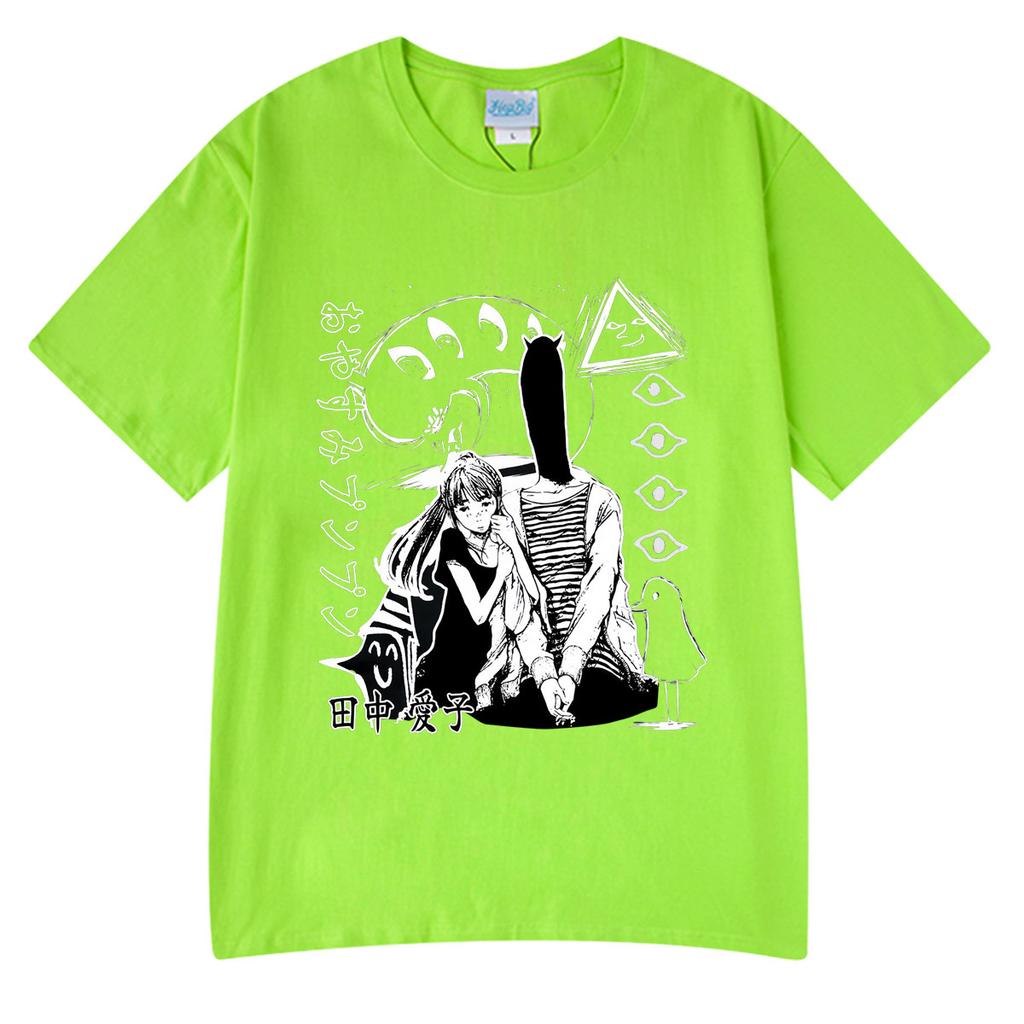 Oyasumi Goodnight Punpun Aiko Tanaka Manga Tshirts Men Women Clothing Fashion Short Sleeves Streetwear Oversized Couple Tee Tops11