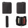 Humerpaul Ladies Wallet First Layer Cowhide Wallet Coin Purse RIFID Anti-theft Brush Organ Wallet Zipper Opening