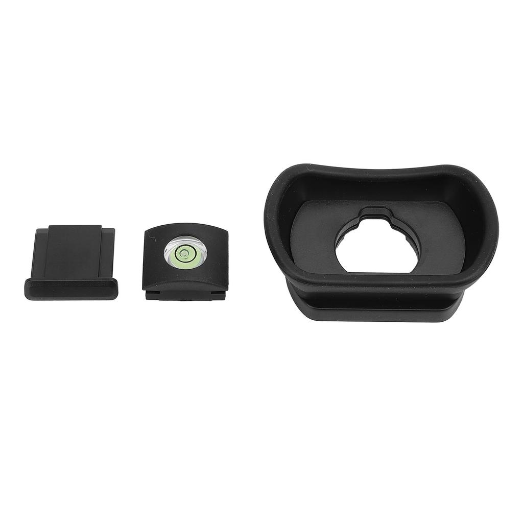 3 Pcs Set Camera Viewfinder Eye Cup Hot Shoe Cover and Bubble Level for GFX100II 100 XH1 XH2S