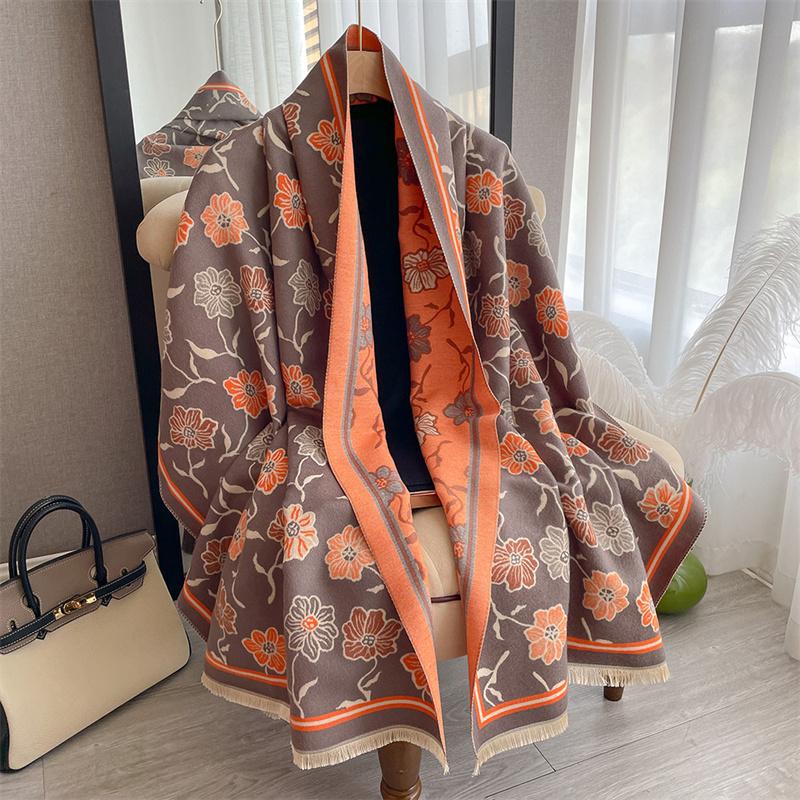 Cashmere Scarf for Women Thick Warm Winter Blanket Brand Female Luxury Quality Shawl Wrap Bufanda Poncho Echarpe Pashmina
